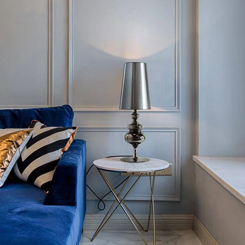 Lampe à Poser Design Chromée Moderne Living 5 Lampe à Poser Design Chromée Moderne Living – Image 3