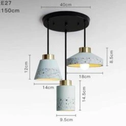 Suspension En Ciment Coloré Vintage Industriel -Lumeers Boutique product image 1160523047 260d9240 ba30 44e6 b9eb e54d399b70b3