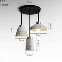 Suspension En Ciment Coloré Vintage Industriel -Lumeers Boutique product image 1160523048 cb09fdbd d37e 42ff 8e00 67d9ee97767a