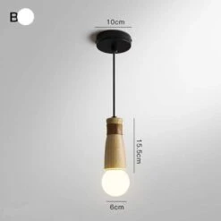 Suspension LED De Formes Cylindriques En Bois Avec Bracelet Simili Cuir -Lumeers Boutique product image 1160523161 a34e6594 143e 4395 bd79 f3271dee21af