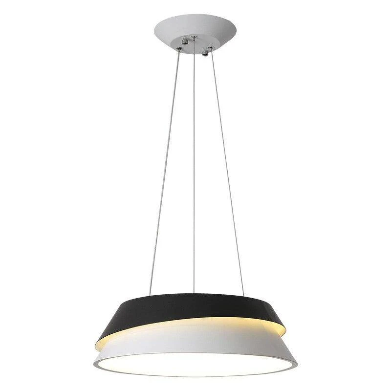 Lustre LED Design Moderne Noir Et Blanc 7 Lustre LED Design Moderne Noir Et Blanc – Image 5