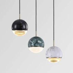 Suspension Design LED Boule Style Marbre Coloré Art 14 Suspension Design LED Boule Style Marbre Coloré Art -Lumeers Boutique product image 1164505225 517a5d6c ced1 4d17 8926 cb88926cfa6e
