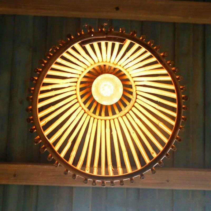 Suspension Conique En Bambou Asia 7 Suspension Conique En Bambou Asia – Image 5