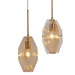 Suspension Design LED Aux Formes Géométriques En Verre Luxury -Lumeers Boutique product image 1180078596 1ac12a4b f6d8 41a5 ae4d 078dc2a61148
