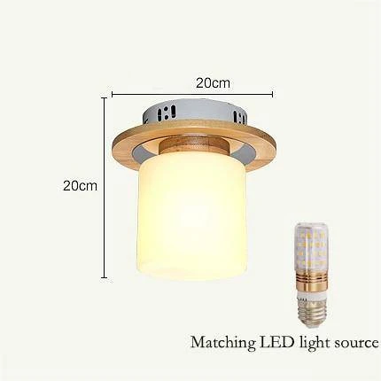 Plafonnier Moderne à LED En Bois Style Scandinave Square 6 Plafonnier Moderne à LED En Bois Style Scandinave Square – Image 4