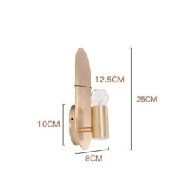 Applique Murale Design LED En Métal Arrondi Doré Sconce -Lumeers Boutique product image 1203721511 624869a3 1ada 4b35 b87f db653ada9337