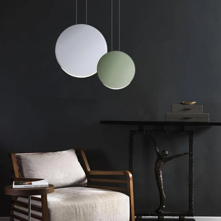 Suspension Design Ronde En Aluminium LED 4 Suspension Design Ronde En Aluminium LED – Image 2