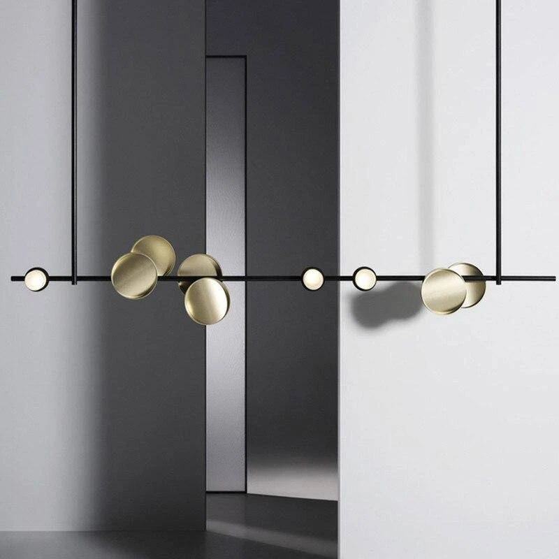 Suspension Design à LED Avec Tuile En Métal Style Shining 5 Suspension Design à LED Avec Tuile En Métal Style Shining – Image 3