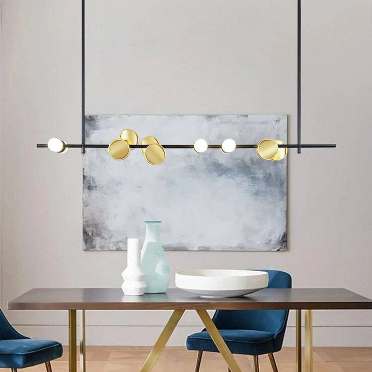 Suspension Design à LED Avec Tuile En Métal Style Shining 4 Suspension Design à LED Avec Tuile En Métal Style Shining – Image 2