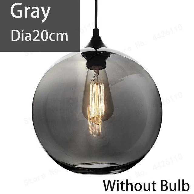 Suspension Boule En Verre Coloré Ou Fumé Blubble 5 Suspension Boule En Verre Coloré Ou Fumé Blubble – Image 3