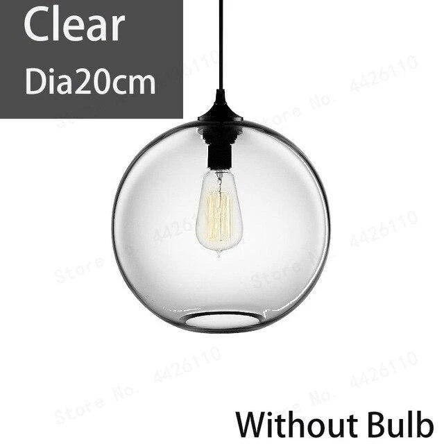 Suspension Boule En Verre Coloré Ou Fumé Blubble 6 Suspension Boule En Verre Coloré Ou Fumé Blubble – Image 4