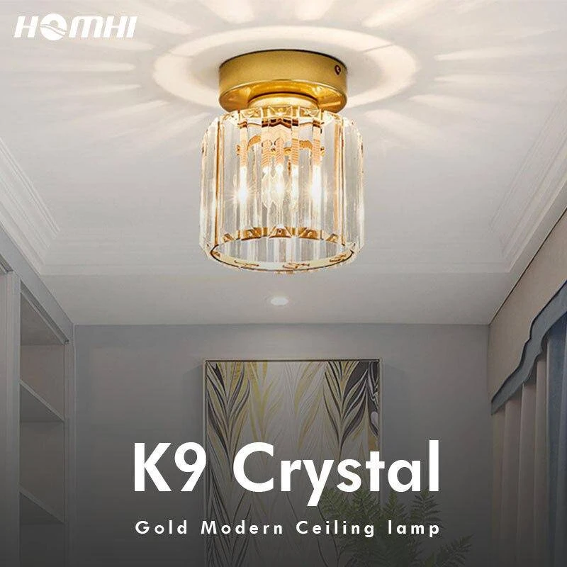 Plafonnier Rond Ou Carré En Cristal De Verre Luxury 11 Plafonnier Rond Ou Carré En Cristal De Verre Luxury – Image 9