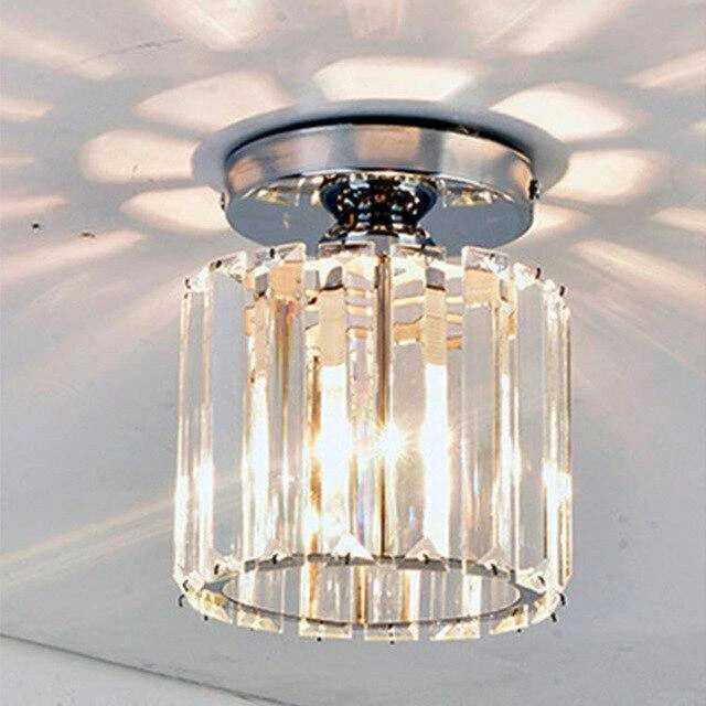 Plafonnier Rond Ou Carré En Cristal De Verre Luxury 8 Plafonnier Rond Ou Carré En Cristal De Verre Luxury – Image 6