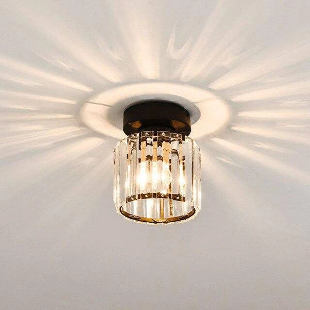 Plafonnier Rond Ou Carré En Cristal De Verre Luxury 6 Plafonnier Rond Ou Carré En Cristal De Verre Luxury – Image 4