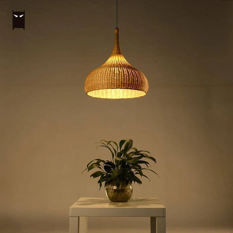 Suspension En Bambou Rustique Arrondie Delicate 4 Suspension En Bambou Rustique Arrondie Delicate – Image 2