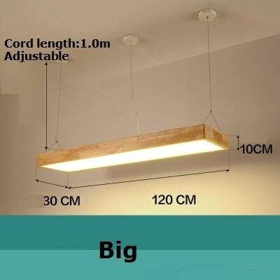 Lustre Moderne à LED Avec Rectangle Aux Bords épais En Bois Fly 10 Lustre Moderne à LED Avec Rectangle Aux Bords épais En Bois Fly – Image 8