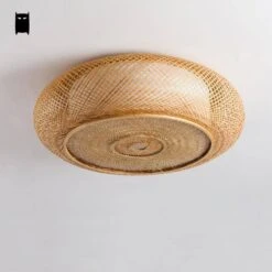 Plafonnier En Bambou Rond Style Japonais Woven -Lumeers Boutique product image 1316920453 6e3242f0 2705 424c 8061 9f72d59b45a4