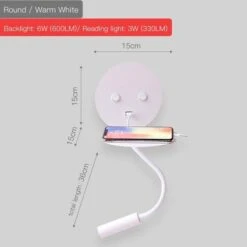 Applique à Spot LED Ajustable Avec Tablette Et Prise USB -Lumeers Boutique product image 1317339697 a4676f50 6bd2 41a9 95b8 695e2357c787