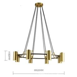 Lustre Moderne Et Design LED Avec Cercle Noir Et Spots Dorés -Lumeers Boutique product image 1339149416 2c99bc2f 9afd 4572 bc57 8e78b91b7818