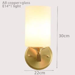 Applique Murale Doré Avec Abat-jour Cylindrique En Verre Indoor -Lumeers Boutique product image 1339152141 ebc48288 9adf 4593 98a2 9373eb259372