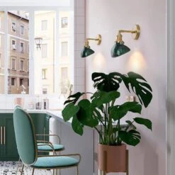 Applique Murale Design LED Dorée Avec Bras Rétro Et Abat-jour En Verre émeraude 13 Applique Murale Design LED Dorée Avec Bras Rétro Et Abat-jour En Verre émeraude -Lumeers Boutique product image 1339156239 a6a74c38 1615 400b 9abb 60cda0b283b5