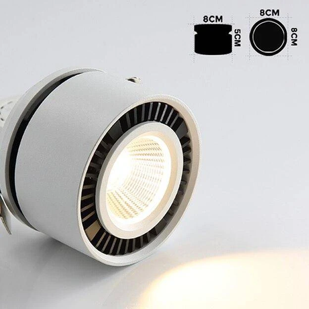 Spot Moderne LED Rond Avec Orientation à 360° Loft 9 Spot Moderne LED Rond Avec Orientation à 360° Loft – Image 7