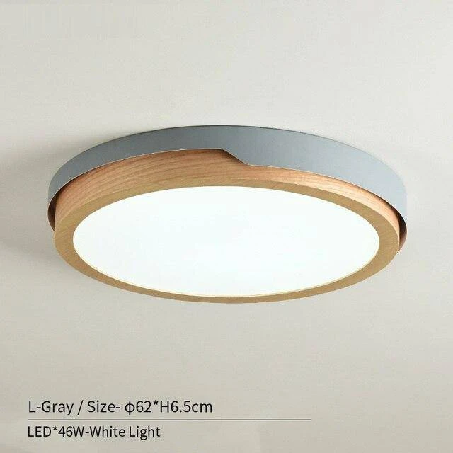 Plafonnier LED En Bois Et Métal Nordic (plusieurs Couleurs) 16 Plafonnier LED En Bois Et Métal Nordic (plusieurs Couleurs) – Image 14