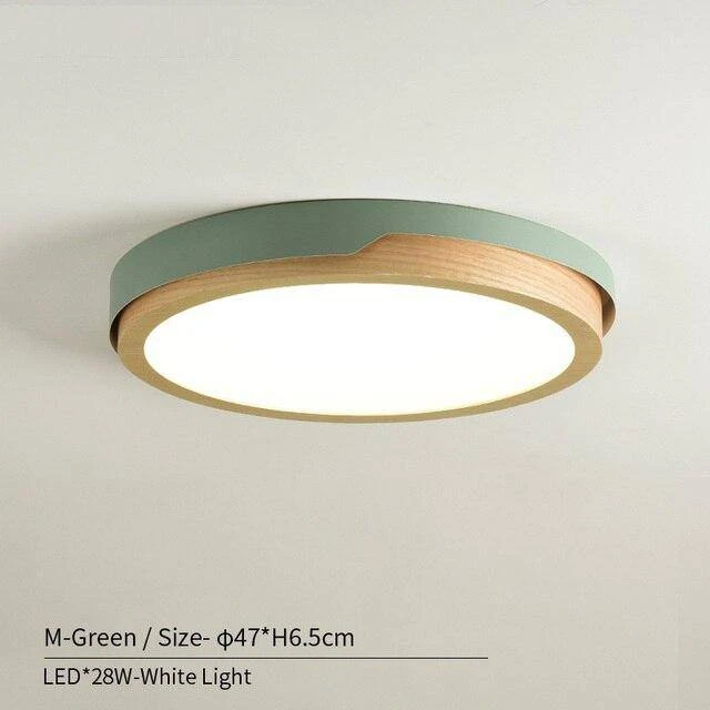Plafonnier LED En Bois Et Métal Nordic (plusieurs Couleurs) 19 Plafonnier LED En Bois Et Métal Nordic (plusieurs Couleurs) – Image 17