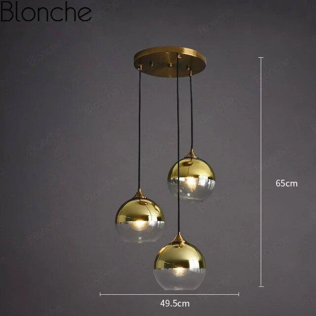 Suspension Design LED Avec Boule En Verre Fumé Loft 6 Suspension Design LED Avec Boule En Verre Fumé Loft – Image 4
