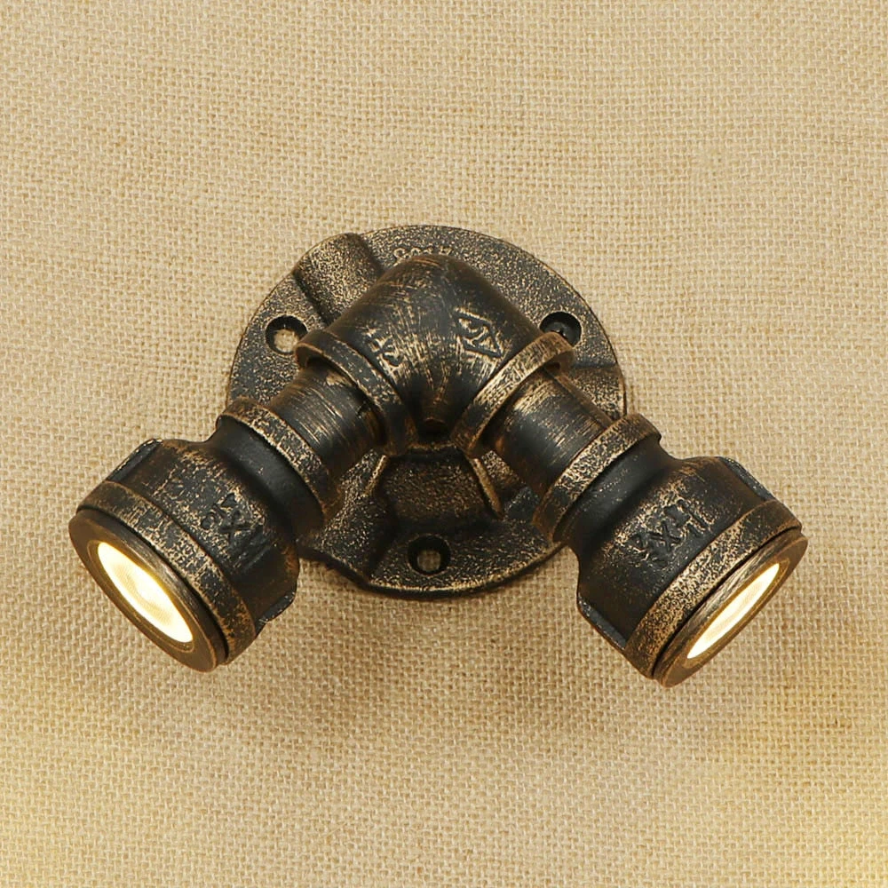 Applique Murale Retro LED Style Tuyau Métallique Tino 4 Applique Murale Retro LED Style Tuyau Métallique Tino – Image 2