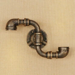 Applique Murale Retro LED Style Tuyau Métallique Tino 22 Applique Murale Retro LED Style Tuyau Métallique Tino -Lumeers Boutique product image 1393405745