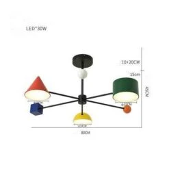 Plafonnier Enfant LED Avec Différentes Formes Géométriques Colorées -Lumeers Boutique product image 1393789228 185eae22 1f4c 42d1 9a0e 0a13dbbefbf1