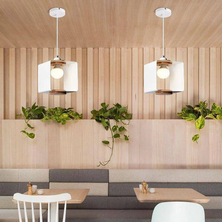 Suspension Design Cube Ouvert De Couleur Hand 5 Suspension Design Cube Ouvert De Couleur Hand – Image 3