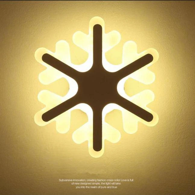 Applique Murale LED Flocon De Neige 7 Applique Murale LED Flocon De Neige – Image 5