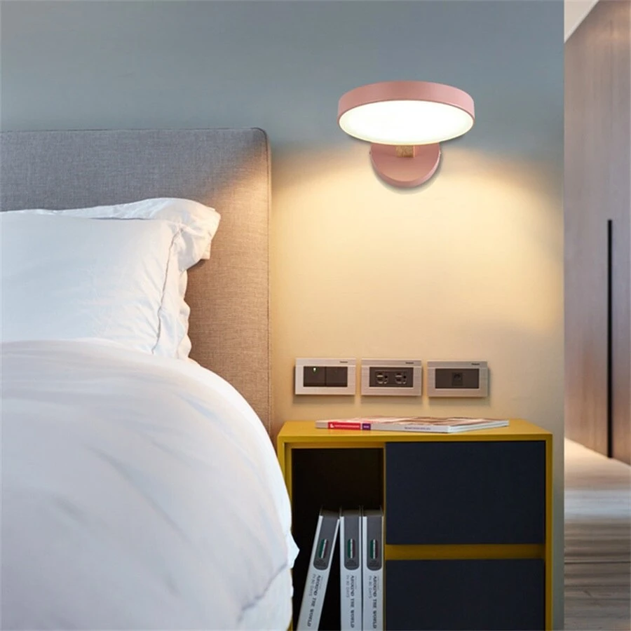 Applique Murale Scandinave LED Circulaire Et Détails En Bois Cesia 4 Applique Murale Scandinave LED Circulaire Et Détails En Bois Cesia – Image 2