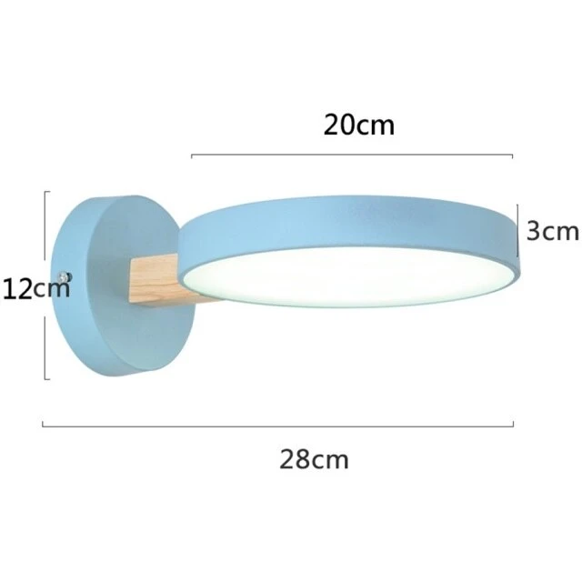 Applique Murale Scandinave LED Circulaire Et Détails En Bois Cesia 12 Applique Murale Scandinave LED Circulaire Et Détails En Bois Cesia – Image 10