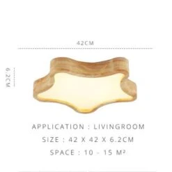Plafonnier Moderne LED En Bois Style Petite étoile Luster 7 Plafonnier Moderne LED En Bois Style Petite étoile Luster -Lumeers Boutique product image 1424614308 4f0d49cf 9235 4c58 8bd4 5a34e5c179f6