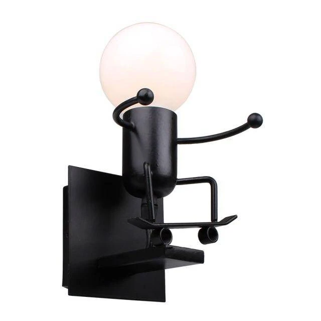 Applique Murale Bonhomme En Métal De Couleur Retro Robot 6 Applique Murale Bonhomme En Métal De Couleur Retro Robot – Image 4