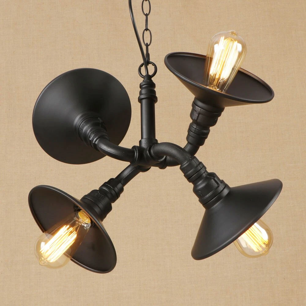 Suspension Vintage LED Tuyaux Noués Réglables Liveria 5 Suspension Vintage LED Tuyaux Noués Réglables Liveria – Image 3