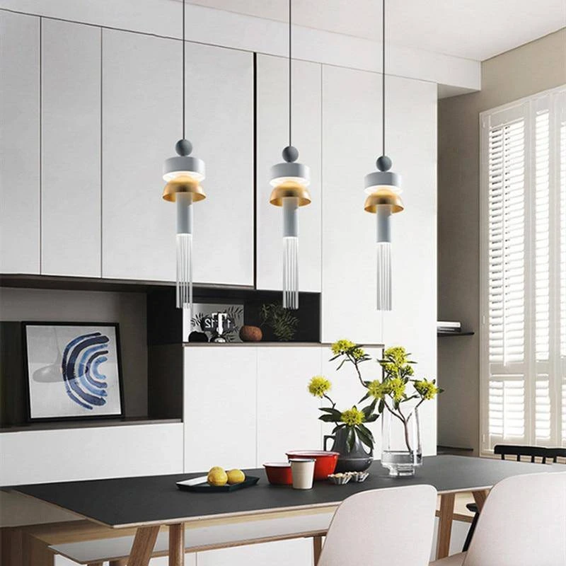 Suspension Design En Métal Arrondi Coloré Tassel 6 Suspension Design En Métal Arrondi Coloré Tassel – Image 4