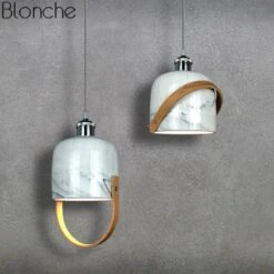 Suspension Design LED Avec Abat-jour En Marbre Blanc Loft -Lumeers Boutique product image 1561572955 2b9cced9 4257 468d 905e 6e8bcb1ebe52