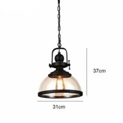 Suspension Industrielle LED Avec Abat-jour En Verre Loft -Lumeers Boutique product image 1561574803 d745e5d5 6888 4c74 872a e51bb1e65b19