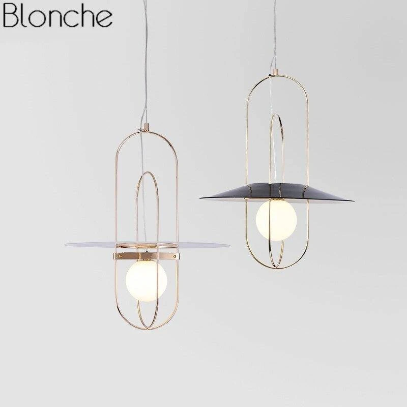 Suspension Design LED Avec Anneaux En Métal Et Verre Nordic 6 Suspension Design LED Avec Anneaux En Métal Et Verre Nordic – Image 4