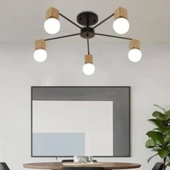 Plafonnier LED En Bois Et Métal à Une Ou Plusieurs Lampes 12 Plafonnier LED En Bois Et Métal à Une Ou Plusieurs Lampes -Lumeers Boutique product image 1566945141 6745ad1b 9547 44a7 8f75 63855b53f90c