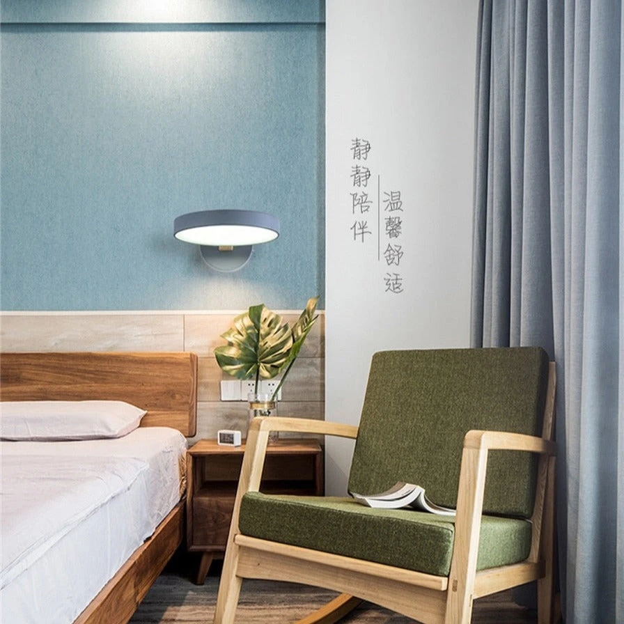 Applique Murale Scandinave LED Circulaire Et Détails En Bois Cesia 5 Applique Murale Scandinave LED Circulaire Et Détails En Bois Cesia – Image 3