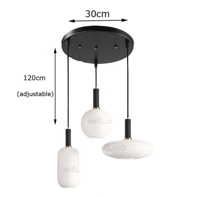 Suspension Moderne Ovale En Verre Blanc Valette 14 Suspension Moderne Ovale En Verre Blanc Valette – Image 12