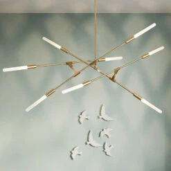 Lustre Moderne LED Baguettes Avec Extrémités Lumineuses Suvan 18 Lustre Moderne LED Baguettes Avec Extrémités Lumineuses Suvan -Lumeers Boutique product image 1597443350