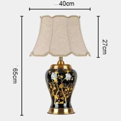 Lampe à Poser En Céramique LED Avec Abat-jour Blanc Style Japonais 6 Lampe à Poser En Céramique LED Avec Abat-jour Blanc Style Japonais – Image 4