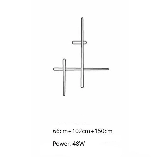 Applique Murale Design LED Barres Lumineuses Simples Amayel 12 Applique Murale Design LED Barres Lumineuses Simples Amayel – Image 10