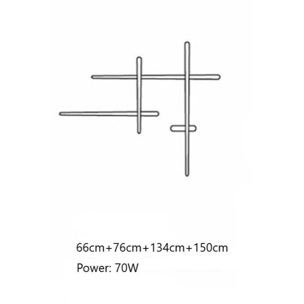 Applique Murale Design LED Barres Lumineuses Simples Amayel 13 Applique Murale Design LED Barres Lumineuses Simples Amayel – Image 11